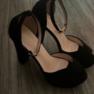 Black Platform Heels